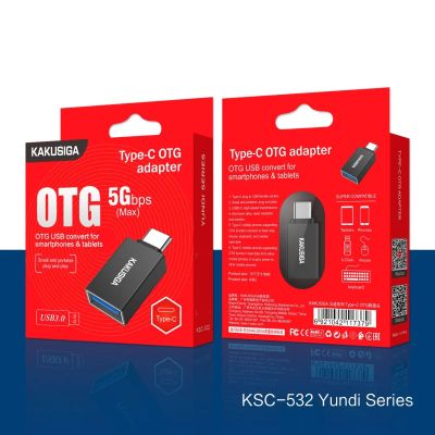 Лот: 22143421. Фото: 1. OTG KAKUSIGA TYPE-C->USB 3.0 KSC-532... Дата-кабели, переходники