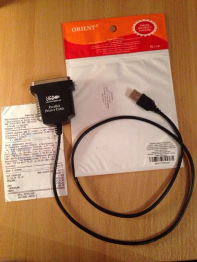 Лот: 6780514. Фото: 1. Адаптер USB для принтера, с LPT... Запчасти