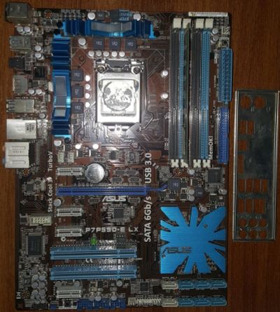 Лот: 9652758. Фото: 1. Asus P7P55D-E LX + Intel Core... Материнские платы