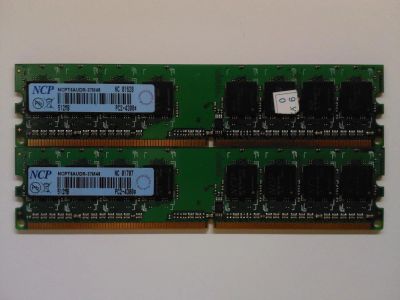 Лот: 4411330. Фото: 1. Оперативная память NCP 512Mb DDR2-537... Оперативная память