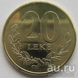Лот: 18888405. Фото: 1. Албания 20 леков 2000, без оборота... Европа