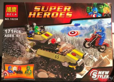 Лот: 9272971. Фото: 1. Конструктор аналог LEGO super... Конструкторы