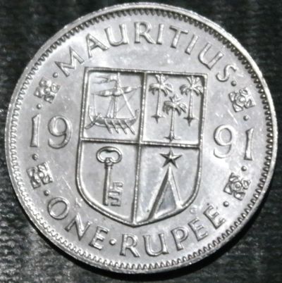 Лот: 18160573. Фото: 1. Экзотика с рубля (56543) Маврикий. Остальные страны