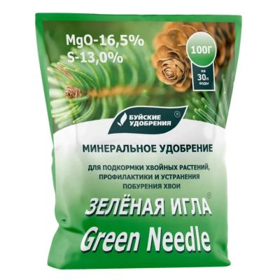 Лот: 24692112. Фото: 1. Удобрение Зелёная игла, 100 г... Удобрения, химия