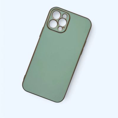 Лот: 25255967. Фото: 1. Чехол iPhone 12 Pro Silicone Golden... Чехлы, бамперы