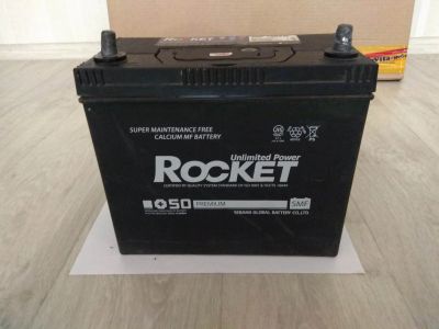 Лот: 17206293. Фото: 1. Аккумулятор б/у Rocket 55 Ач B24L... Аккумуляторы