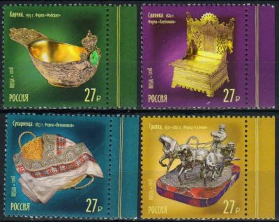 Лот: 18813277. Фото: 1. 2018, 26 июля. Сокровища России... Марки