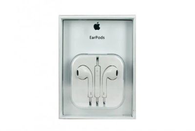 Лот: 16602715. Фото: 1. Наушники вкладыши EarPods (Микрофон... Наушники, гарнитуры