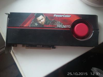 Лот: 6326061. Фото: 1. Видеокарта radeon hd 5870. Видеокарты