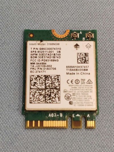 Лот: 24869907. Фото: 1. Wi-Fi модуль Адаптер Wi-Fi Intel... WiFi, Bluetooth адаптеры