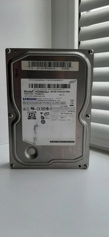 Лот: 15652383. Фото: 1. Samsung 80Gb HDD Жесткий диск. Жёсткие диски