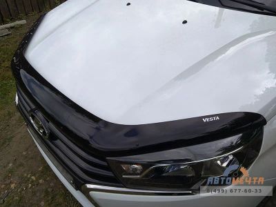 Лот: 17309598. Фото: 1. Дефлектор капота lada vesta. Детали тюнинга
