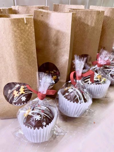Лот: 21142848. Фото: 1. "Шоколадные бомбочки с маршмеллоу... Шоколад, конфеты