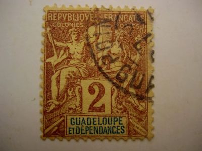 Лот: 7046293. Фото: 1. Французская Гваделупа 1892г. Марки