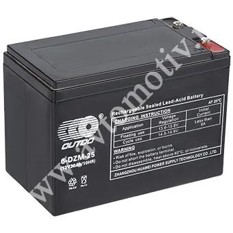 Лот: 20073779. Фото: 1. OUTDO VRLA 12v 30Ah (6-DZM-25... Аккумуляторы