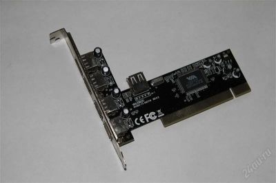 Лот: 2270595. Фото: 1. USB конролер от PCI (для мат плат... Платы расширения, контроллеры, доп. порты