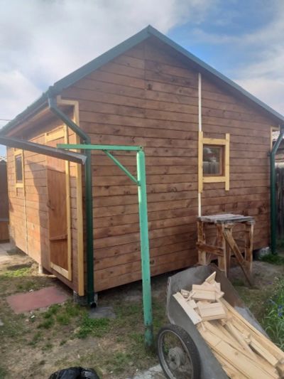 Лот: 22634964. Фото: 1. Каркасная баня 4*4,5, стоимость... Срубы, бани, дома