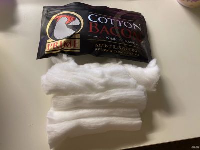 Лот: 17041478. Фото: 1. Хлопковая вата Cotton Bacon Prime. Другое (сувениры, подарки)