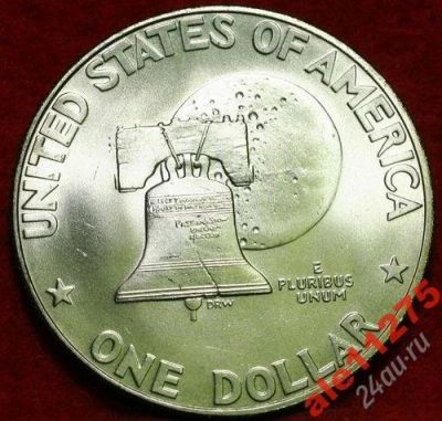 Лот: 2152125. Фото: 1. США 1 доллар 1976 года. Колокол... Америка