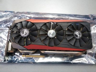 Лот: 16803730. Фото: 1. Видеокарта ASUS STRIX R9 390 8Gb. Видеокарты