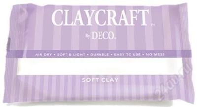 Лот: 1787720. Фото: 1. Белая полимерная глина Clay Craft... Лепка из полимерной глины