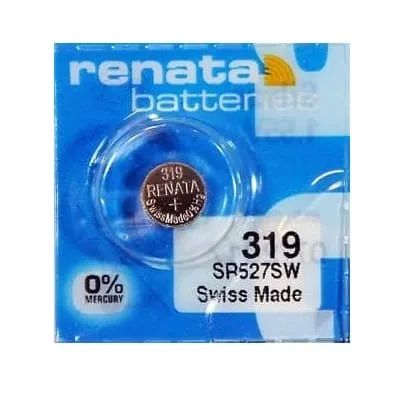 Лот: 15542893. Фото: 1. Эл/пит SR-527sw (R319) RENATA... Батарейки, аккумуляторы, элементы питания