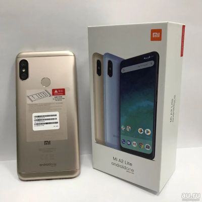 Лот: 12568239. Фото: 1. Xiaomi Mi A2 Lite 4 / 32GB Gold... Смартфоны