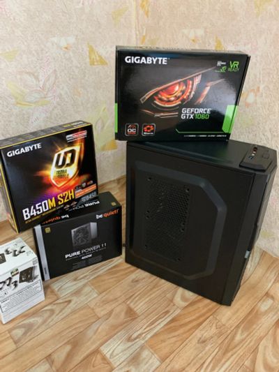 Лот: 16078758. Фото: 1. Системный блок Ryzen 5 2600 gtx... Компьютеры в сборе