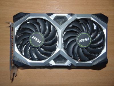 Лот: 19213990. Фото: 1. MSI GeForce GTX 1660 Ventus XS... Видеокарты