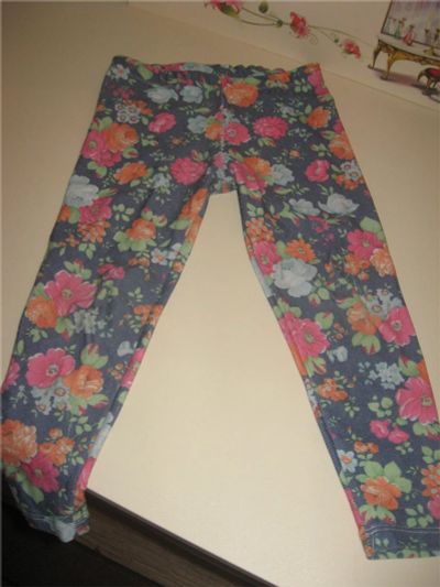 Лот: 7151921. Фото: 1. лосины цветок рост 98-104. Брюки, шорты, джинсы