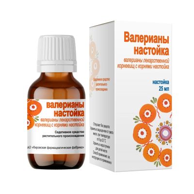 Лот: 24765547. Фото: 1. Валерианы настойка 25мл. Лекарства