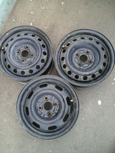 Лот: 9763563. Фото: 1. диски штампованные Toyota - 3шт. Диски