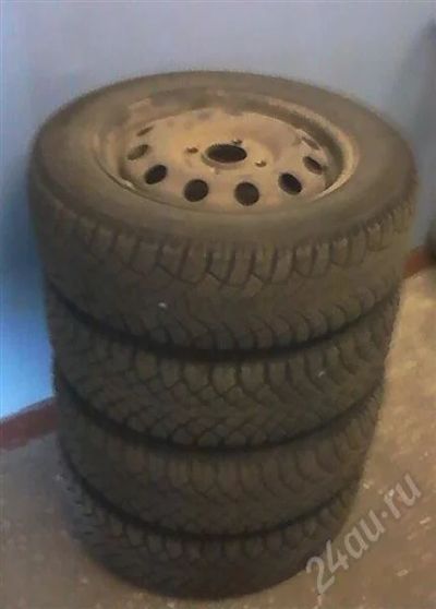 Лот: 307679. Фото: 1. Диски штамповка R 14 Ford + резина... Шины