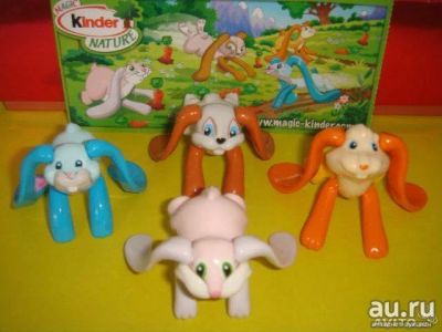 Лот: 17563524. Фото: 1. Киндер Сюрприз Kinder Nature Ушастый... Игрушки