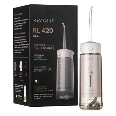 Лот: 24480819. Фото: 1. Ирригатор Revyline RL 420, белый. Электрические зубные щетки и ирригаторы