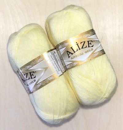 Лот: 18236780. Фото: 1. Пряжа Alize Angora Gold (Турция... Ткани, нитки, пряжа