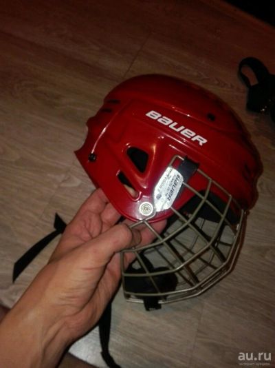 Лот: 10664759. Фото: 1. Детский хоккейный шлем. Шлемы
