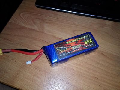 Лот: 11916823. Фото: 1. Аккумулятор Li-po dinogy 4s 1500mAh... Авиамоделизм