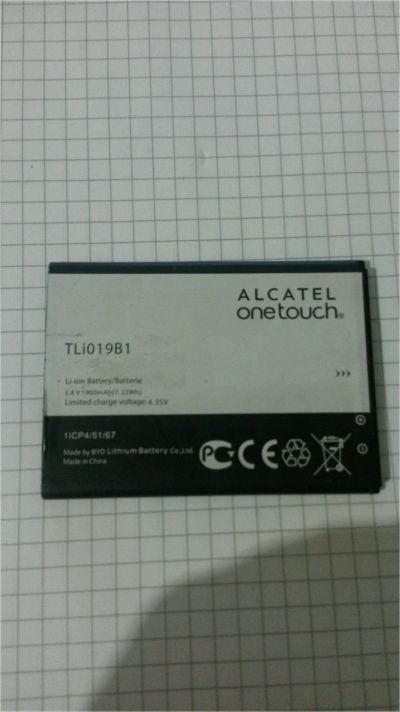 Лот: 10965988. Фото: 1. АКБ оригинал Alcatel OT7041D TLi019B2... Аккумуляторы