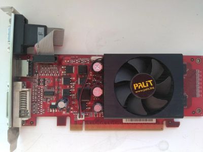 Лот: 16099564. Фото: 1. Видеокарта PCI-EGT210 512mb Palit. Видеокарты