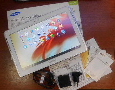 Лот: 3426081. Фото: 1. Двухядерный планшет Samsung Galaxy... Планшеты