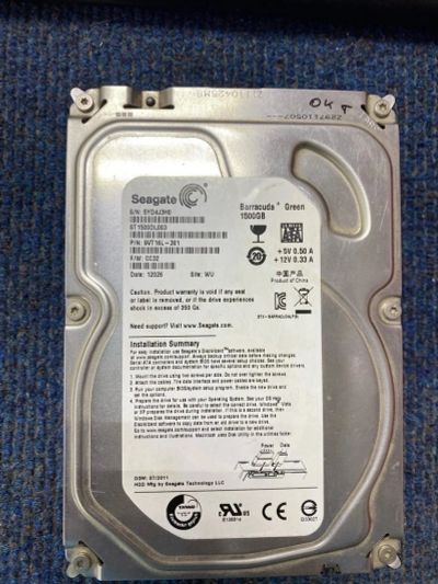 Лот: 17124786. Фото: 1. 1500GB Seagate ST1500DL003 3.5... Жёсткие диски