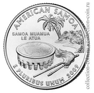 Лот: 11308370. Фото: 1. США 25 центов 2009 года. Серии... Америка