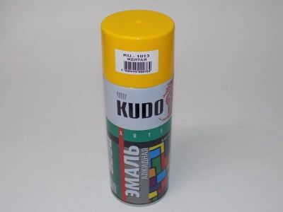 Лот: 12937633. Фото: 1. Эмаль желтая KUDO KU-1013 520... Краски, лаки, растворитель
