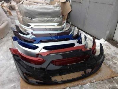 Лот: 20109860. Фото: 1. Бампер Hyundai Solaris передний... Кузов