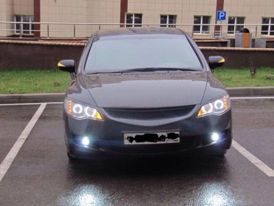 Лот: 5248357. Фото: 1. Линзы ПТФ Honda Civic 4d 2006-2009... Детали тюнинга