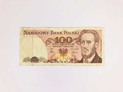 Лот: 23302617. Фото: 1. Банкнота. Польша. 100 злотых... Другое (банкноты)