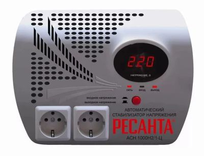 Лот: 11255821. Фото: 1. Стабилизатор Ресанта АСН-1000Н2... Стабилизаторы напряжения, ЛАТР