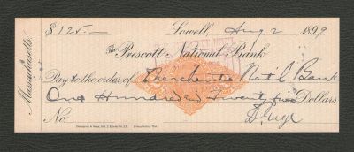 Лот: 16786758. Фото: 1. 125 долларов 1899 года. США (большие... Америка