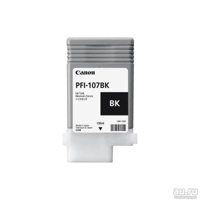 Лот: 14405802. Фото: 1. Картридж Canon PFI-107BK Black... Картриджи, расходные материалы